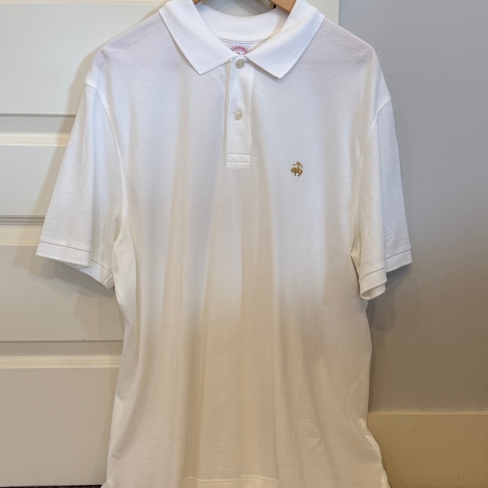 Brooks Brothers White Polo Shirt